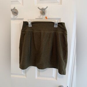 Beyond Yoga Dark Olive Skort
